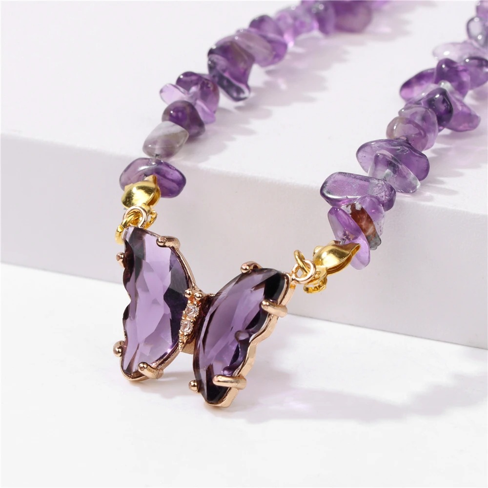 collier de corail papillon 2