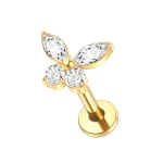 Boucle d'Oreille Papillon en Titane