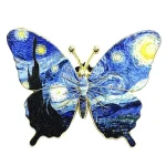 Broche Papillon Van Gogh