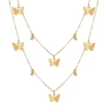 Collier Breloques Papillon