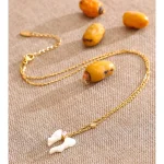 Collier Nœud Papillon Nacre
