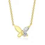 Collier Papillon Asymétrique