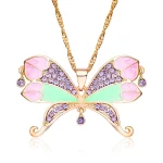Collier Papillon Coloré