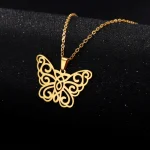 Collier Papillon Filigrane