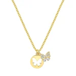 Collier Papillon Médaillon