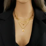 Collier Papillon Multirang