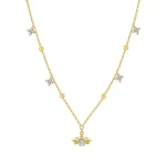 Collier Papillon Perlé