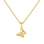 Collier Petit Papillon Doré