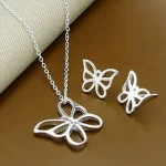 Parure Papillon Argent