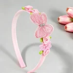 Serre-tête Papillon Fleuri pour Fille
